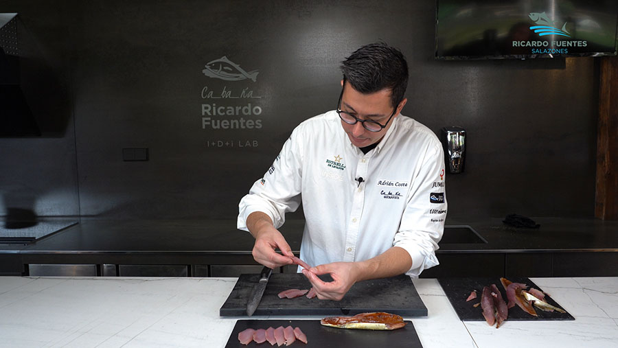 Tutorial Cómo cortar el lomo de bonito graso